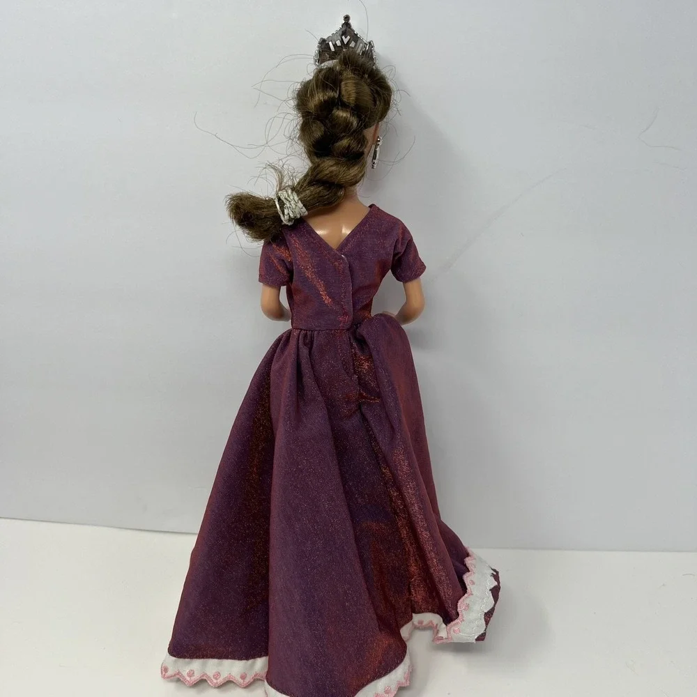 Miss America Doll Pageant 1991 Kenner Gown Crown Earrings Collectible Fashion